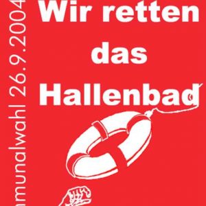 SPD-Plakat zur Bedburg-Wahl 2004