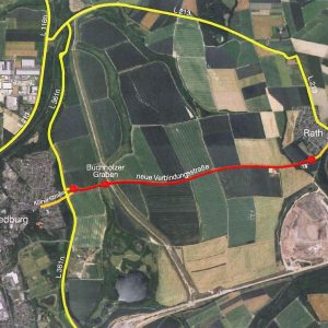 Neue Verbindungsstraße Bedburg-Rath