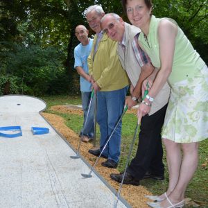 Heike Stenhäuser, Peter-Josef Drexler, Helmut Breuer und Joe Nickels