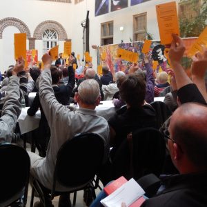Abstimmung zum neuen Vorstand
