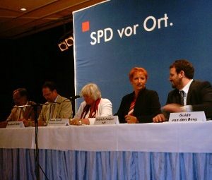 Walter Boecker, Bernhard Hadel, Renate Schmidt, Guido van den Berg