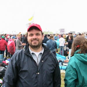 Guido van den Berg beim XX Weltjugendtag auf dem Marienfeld in Kerpen