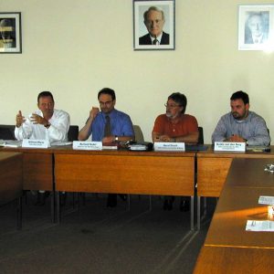 Wilfried Effertz, Bernhard Hadel, Horst Druch und Guido van den Berg